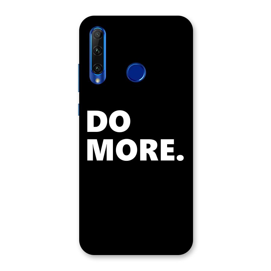 Do More Back Case for Honor 20i