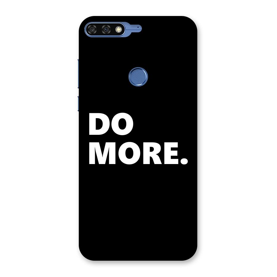 Do More Back Case for Honor 7C