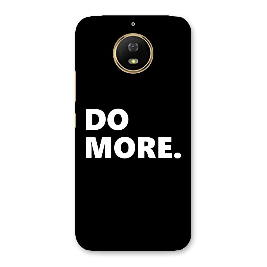 Do More Back Case for Moto G5s