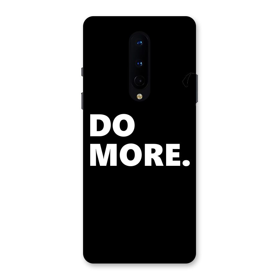 Do More Back Case for OnePlus 8