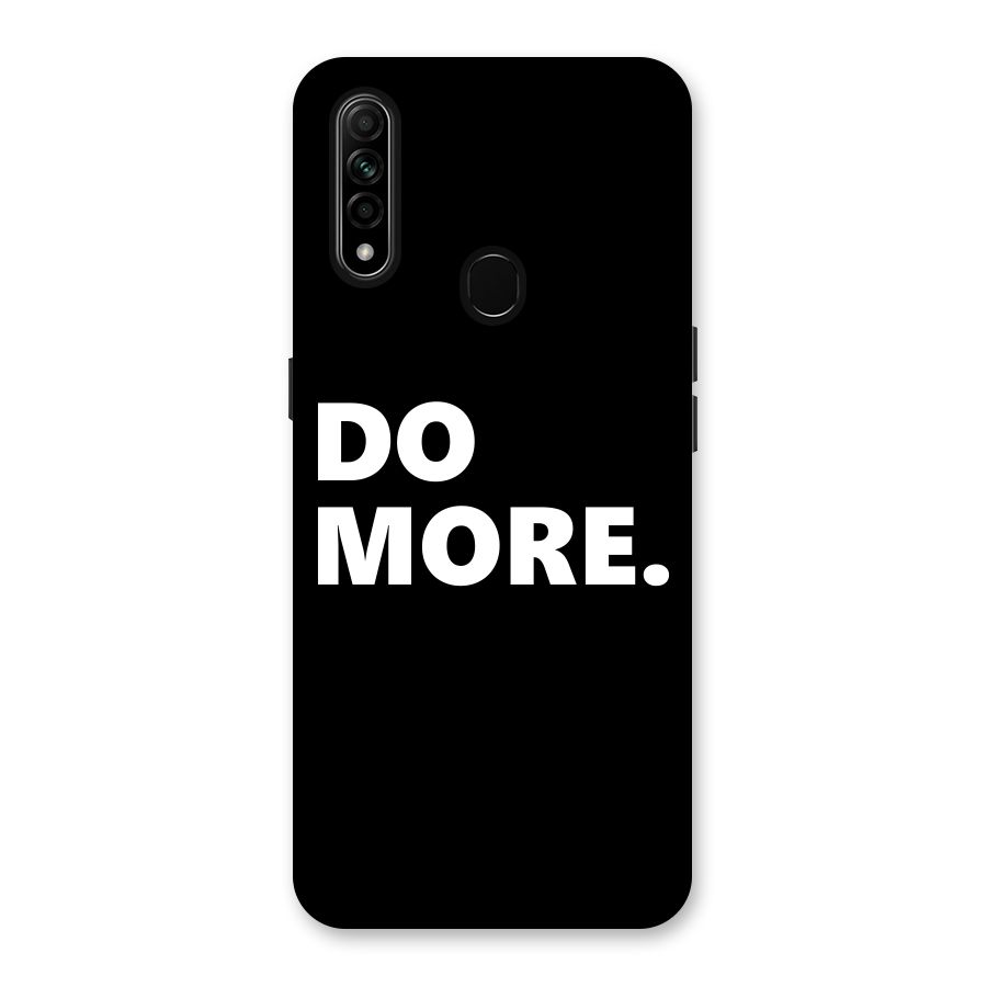 Do More Back Case for Oppo A31