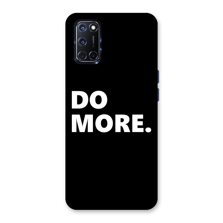 Do More Back Case for Oppo A52