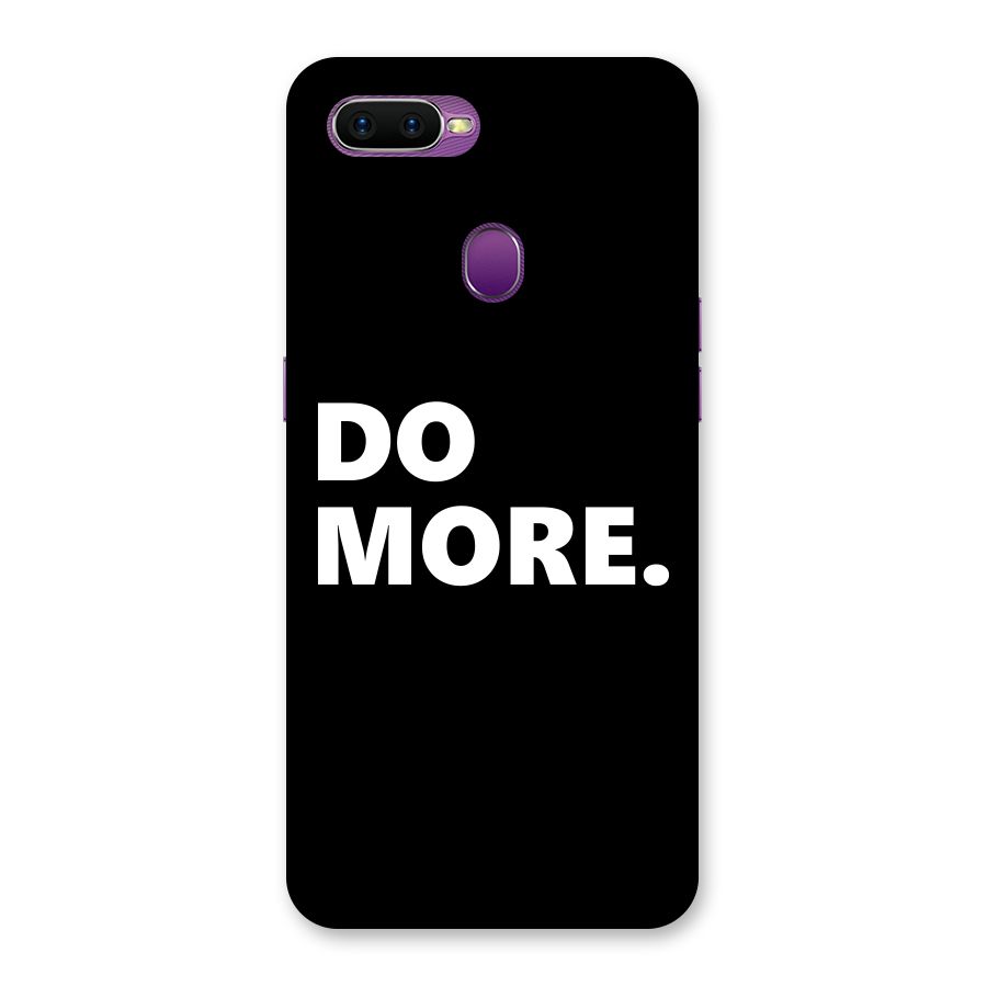 Do More Back Case for Oppo F9