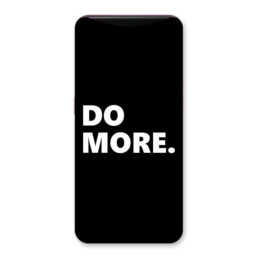Do More Back Case for Oppo Find X