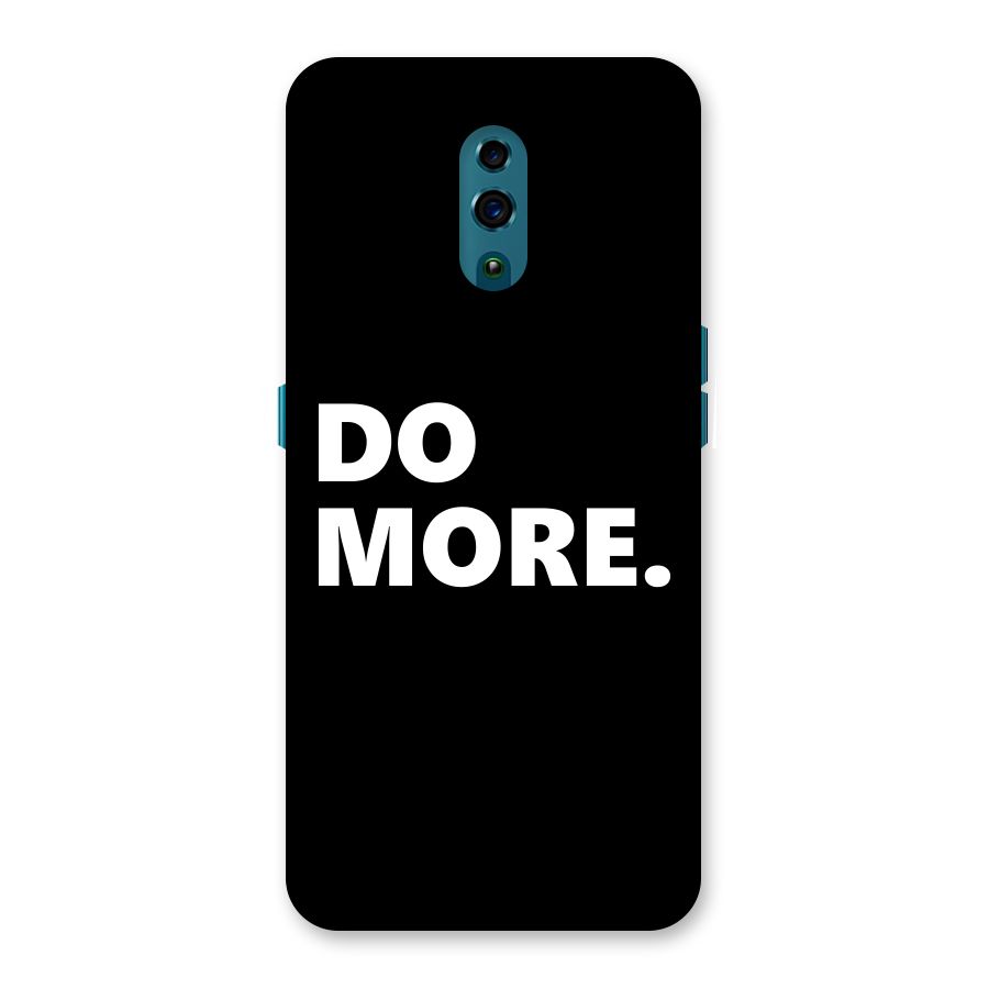 Do More Back Case for Oppo Reno