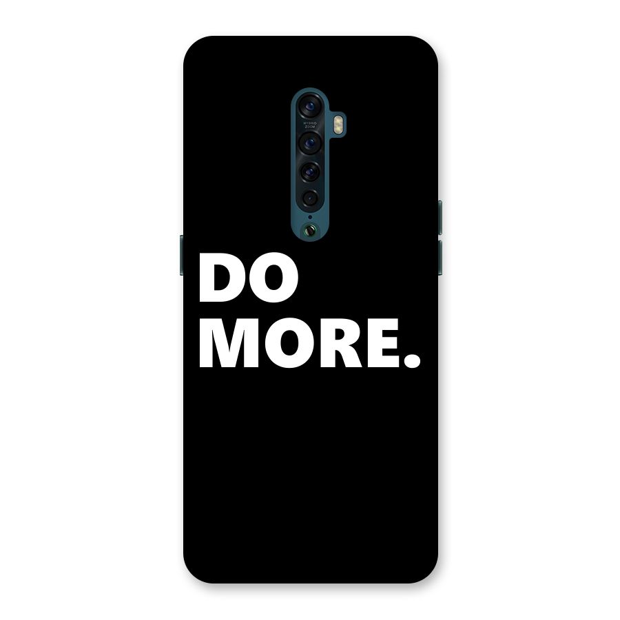 Do More Back Case for Oppo Reno2