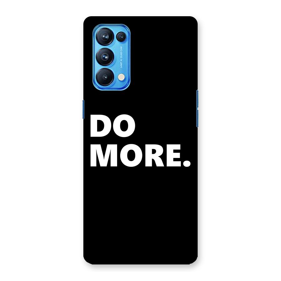 Do More Back Case for Oppo Reno5 Pro 5G