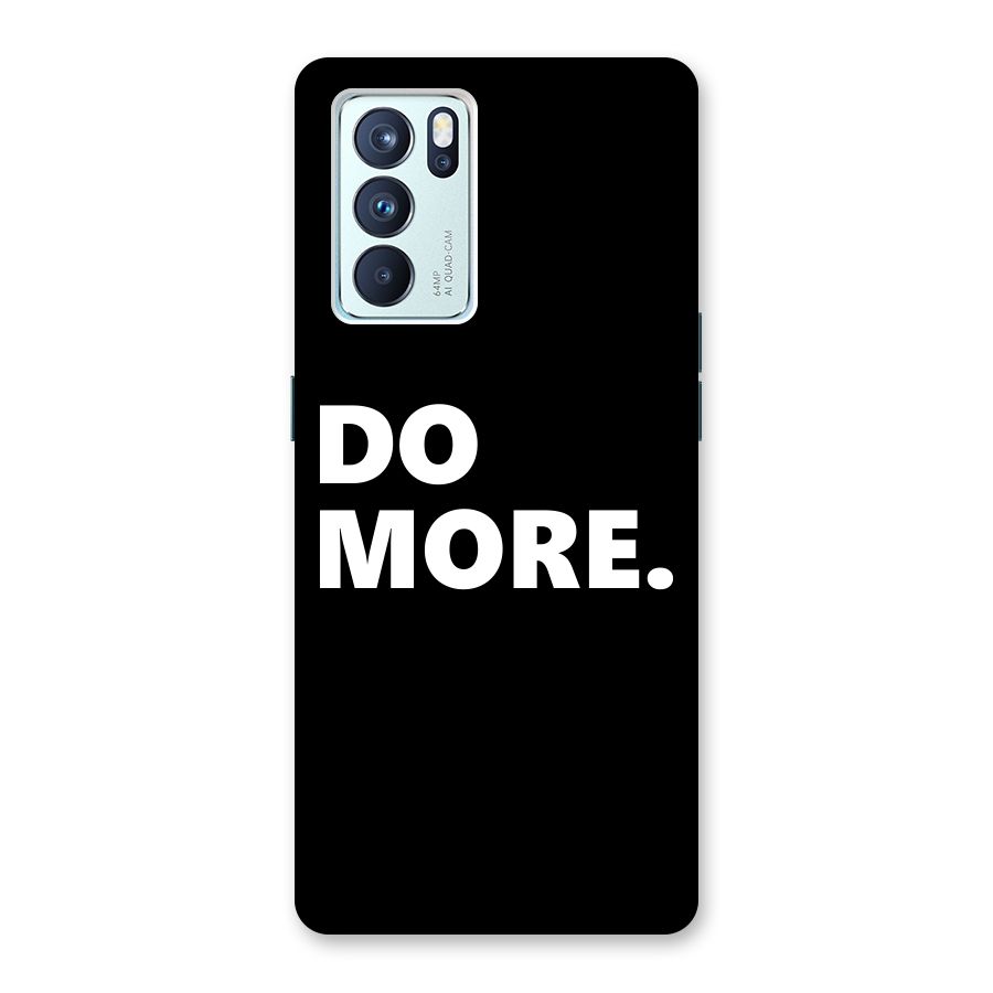 Do More Back Case for Oppo Reno6 Pro 5G