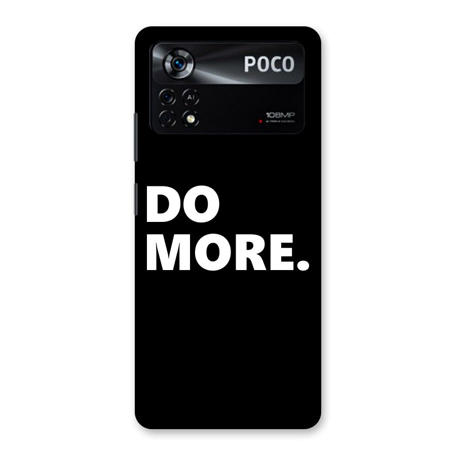 Do More Back Case for Poco X4 Pro 5G