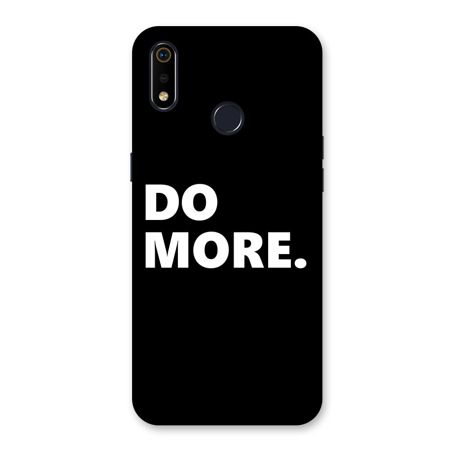 Do More Back Case for Realme 3i