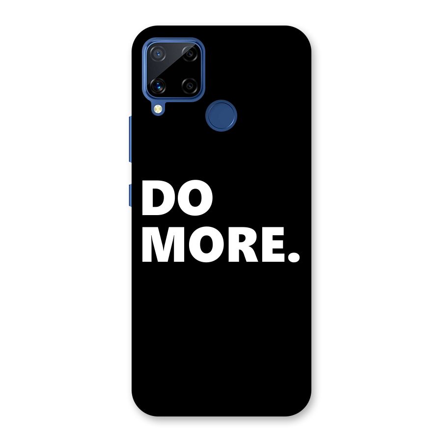 Do More Back Case for Realme C15