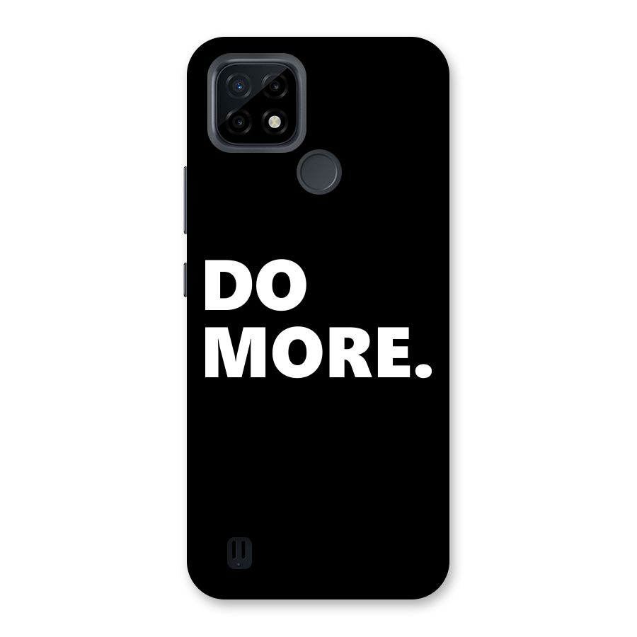 Do More Back Case for Realme C21