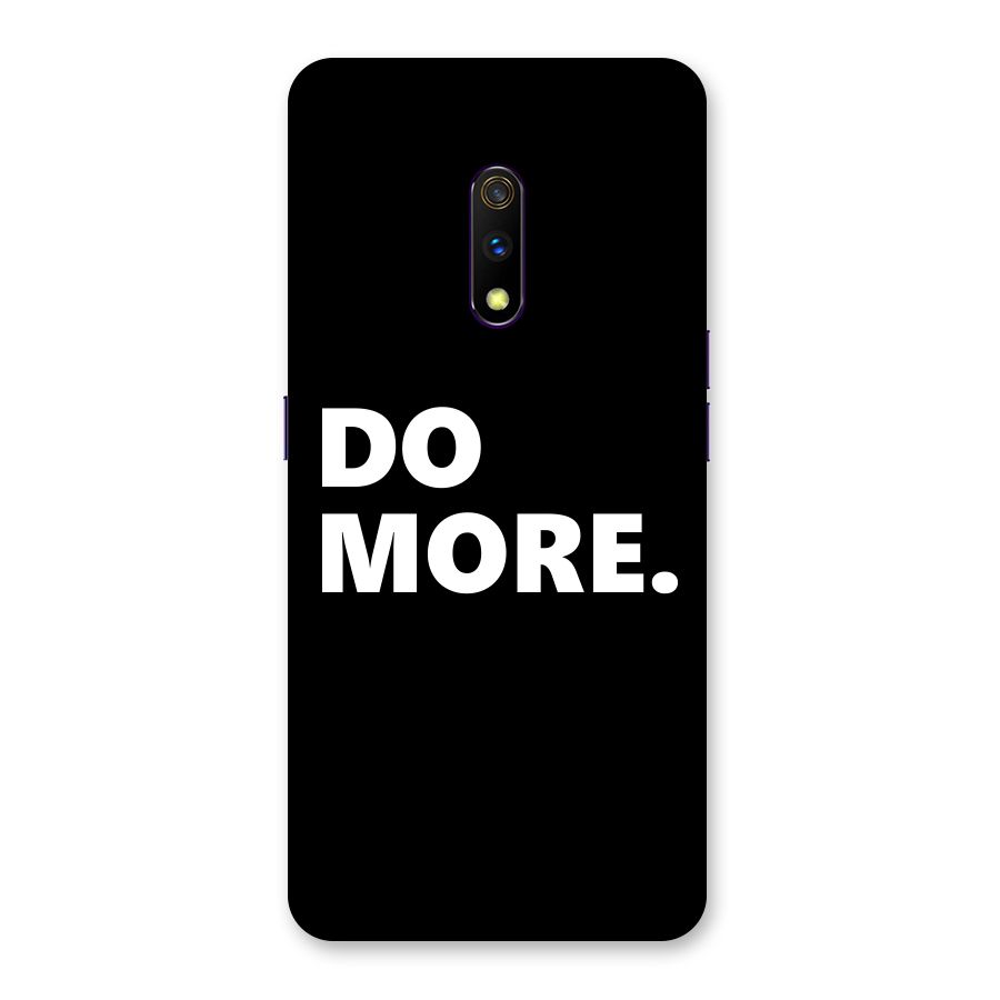 Do More Back Case for Realme X