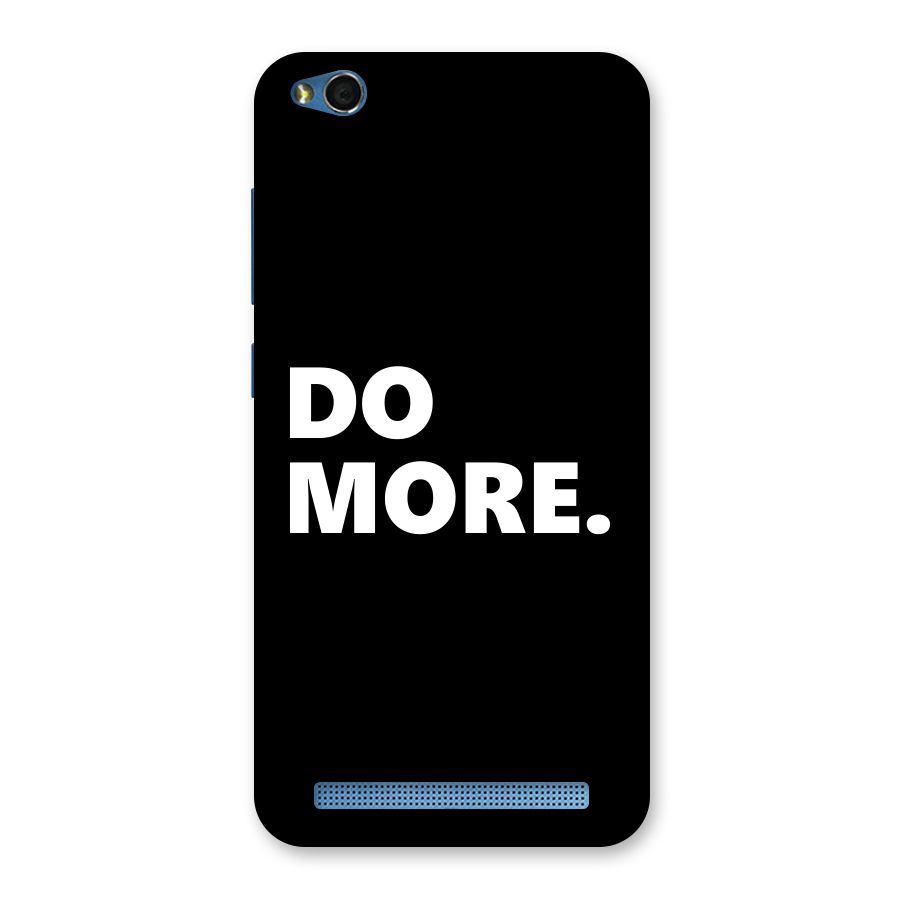 Do More Back Case for Redmi 5A