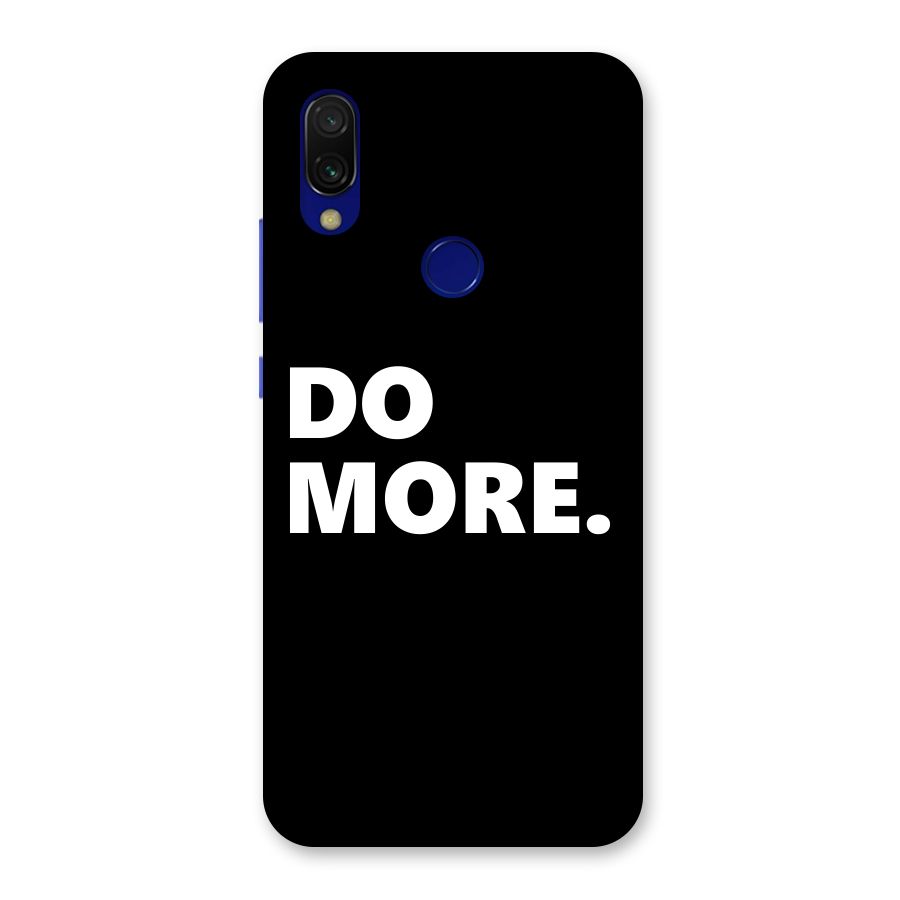 Do More Back Case for Redmi 7