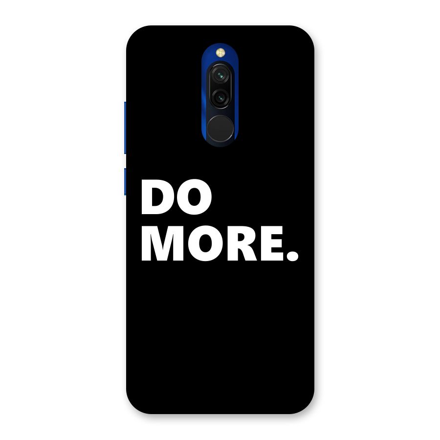 Do More Back Case for Redmi 8