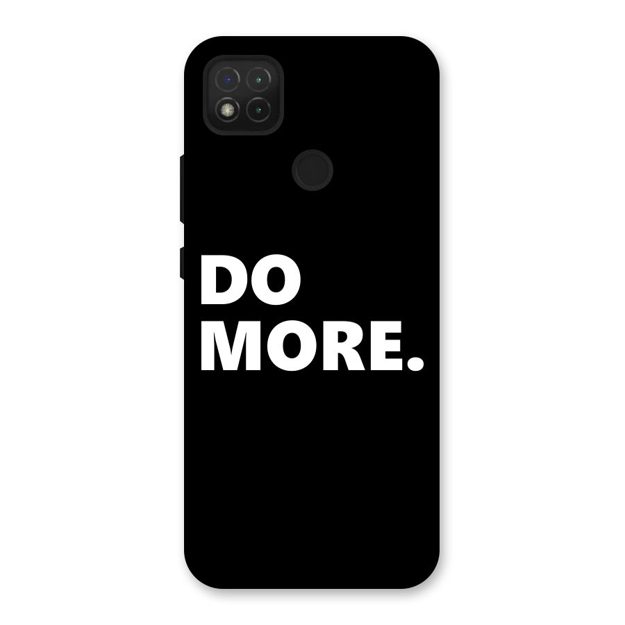 Do More Back Case for Redmi 9