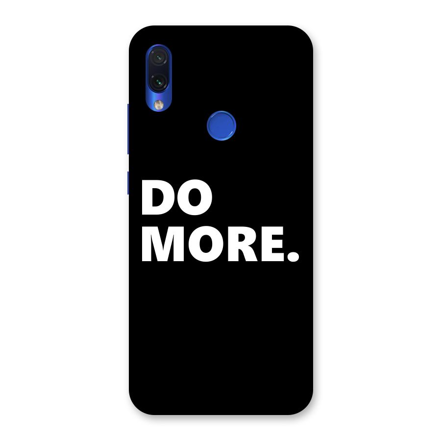 Do More Back Case for Redmi Note 7