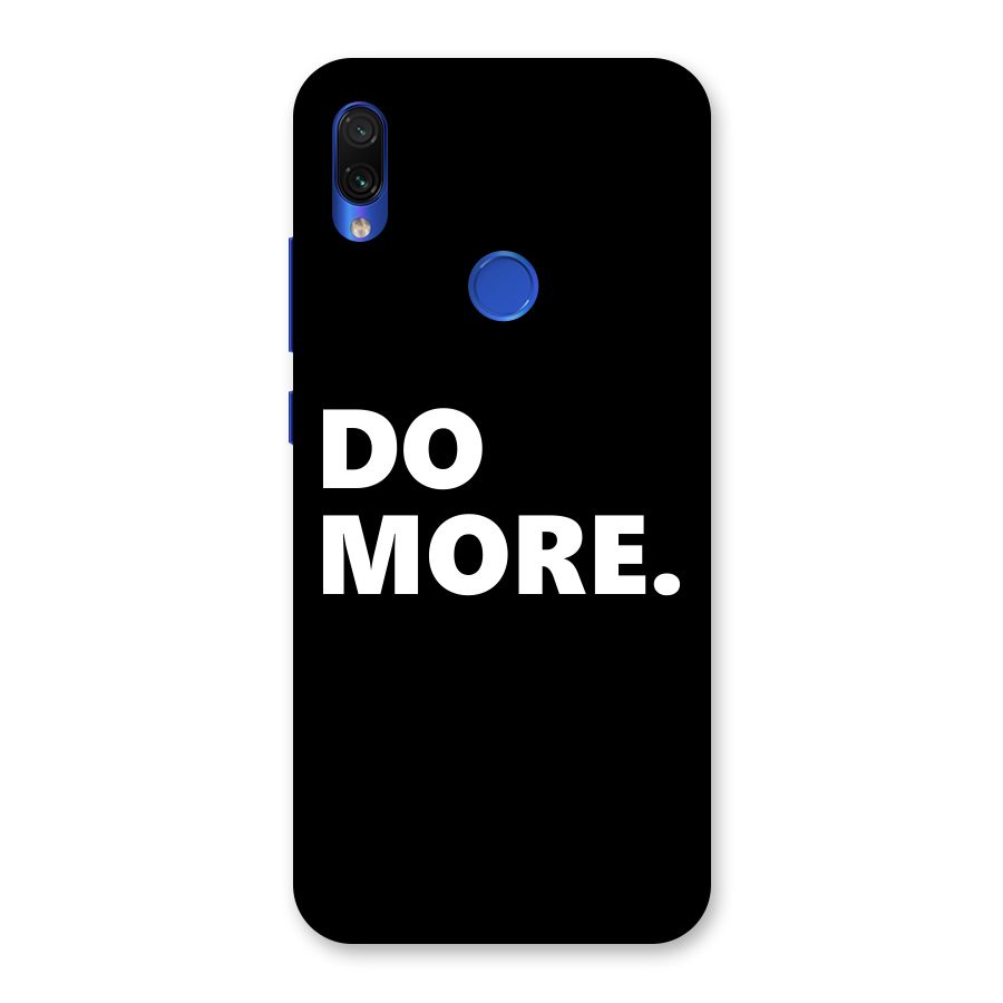 Do More Back Case for Redmi Note 7S