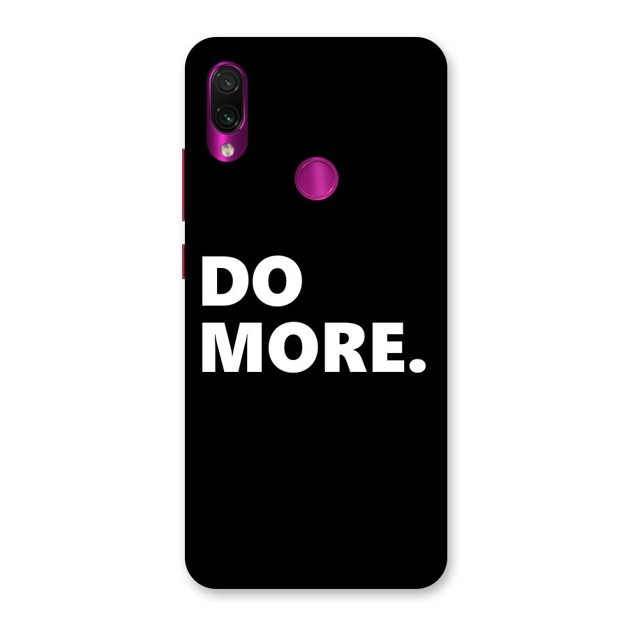 Do More Back Case for Redmi Note 7 Pro