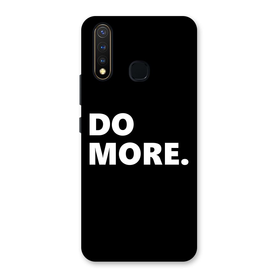 Do More Back Case for Vivo U20