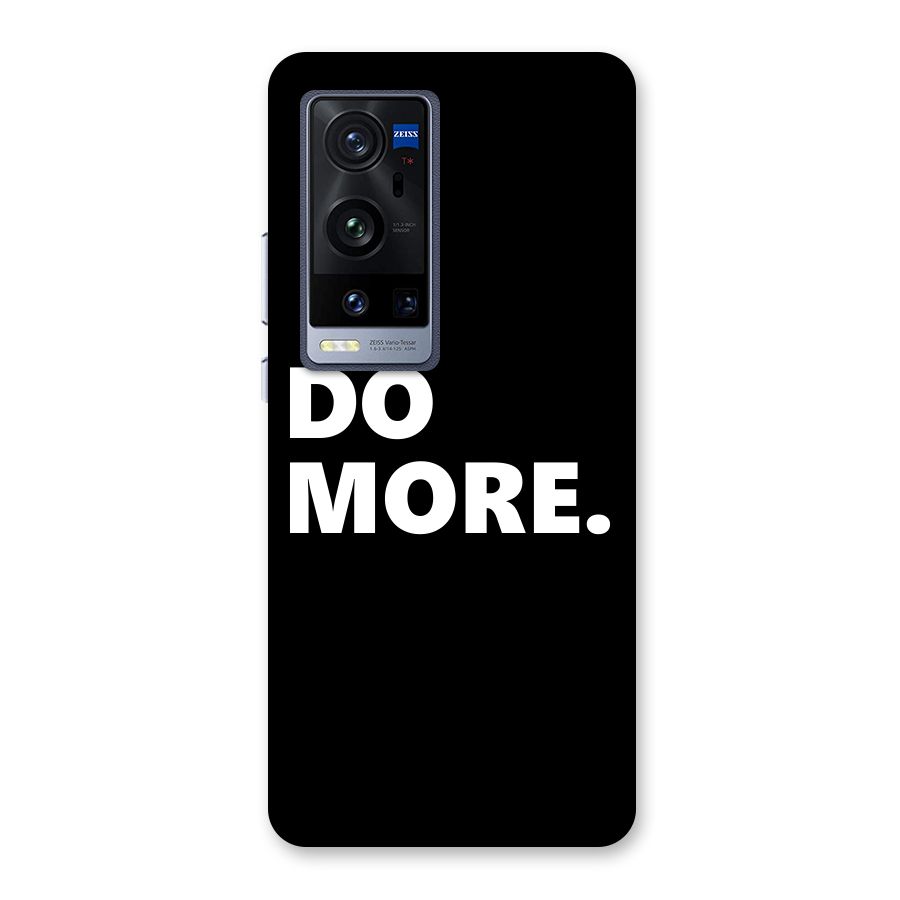Do More Back Case for Vivo X60 Pro Plus
