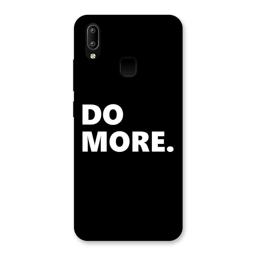 Do More Back Case for Vivo Y93