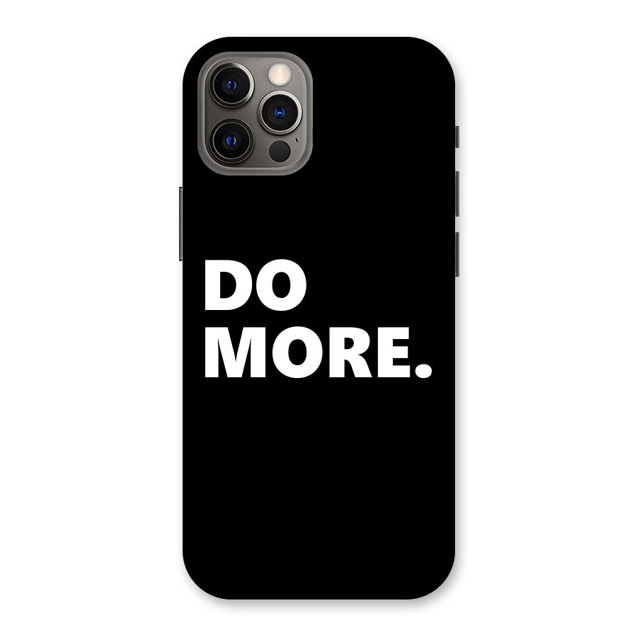 Do More Back Case for iPhone 12 Pro
