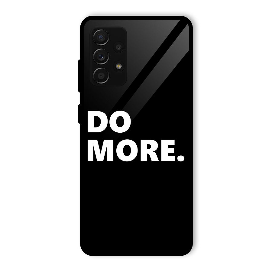 Do More Glass Back Case for Galaxy A53 5G