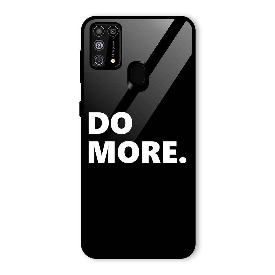 Do More Glass Back Case for Galaxy F41