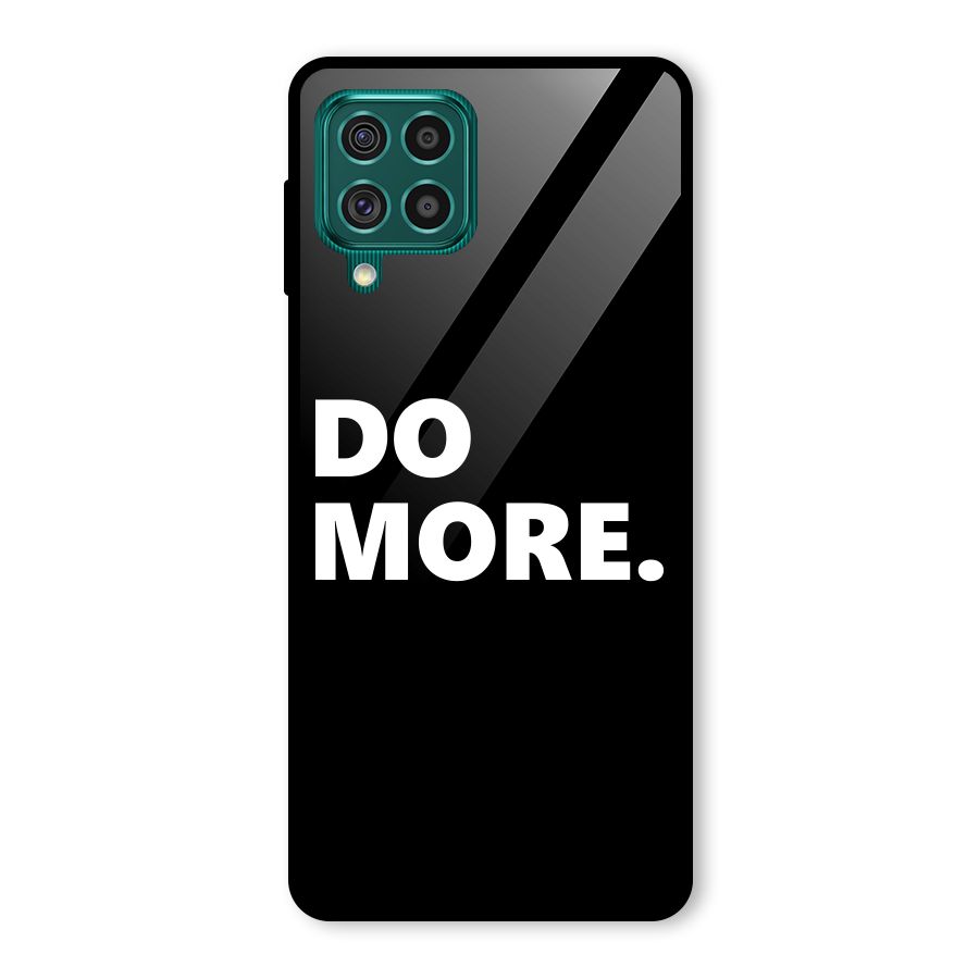 Do More Glass Back Case for Galaxy F62