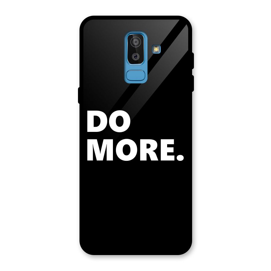 Do More Glass Back Case for Galaxy J8