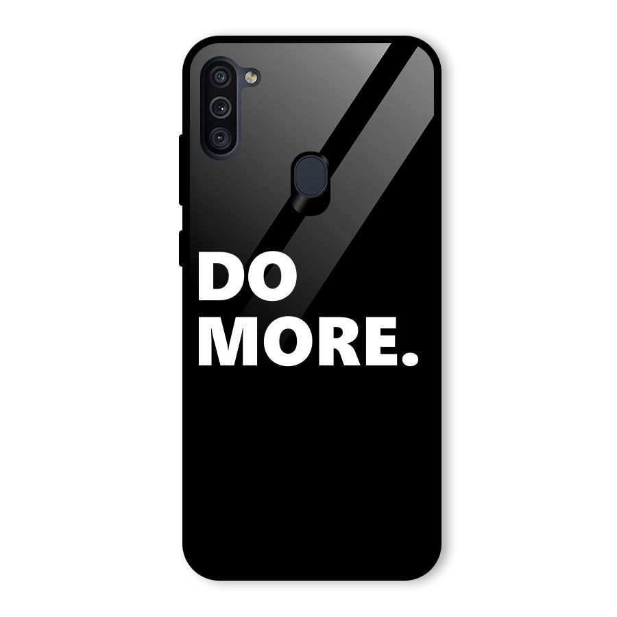 Do More Glass Back Case for Galaxy M11