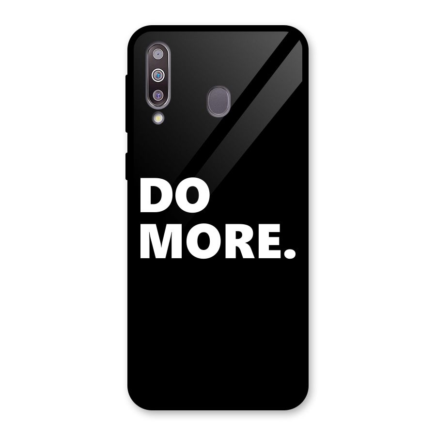 Do More Glass Back Case for Galaxy M30