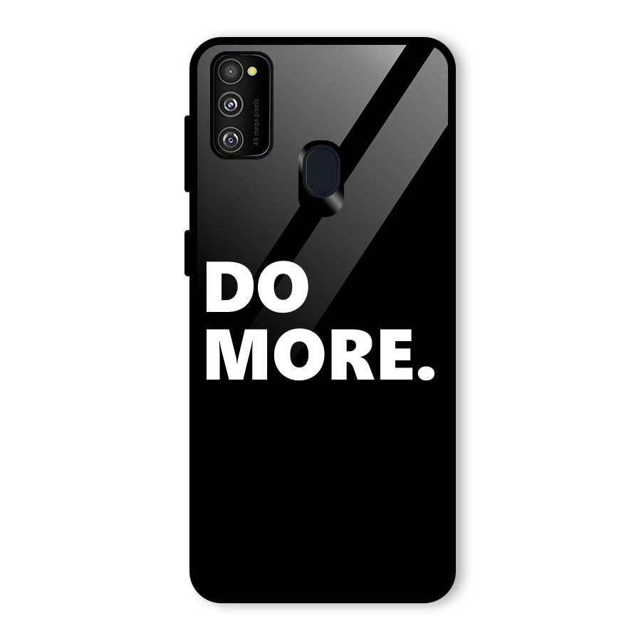 Do More Glass Back Case for Galaxy M30s