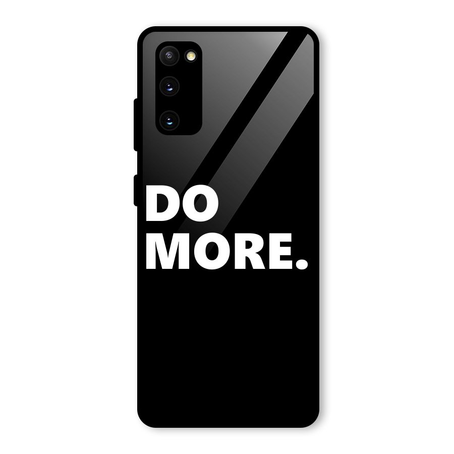 Do More Glass Back Case for Galaxy S20 FE