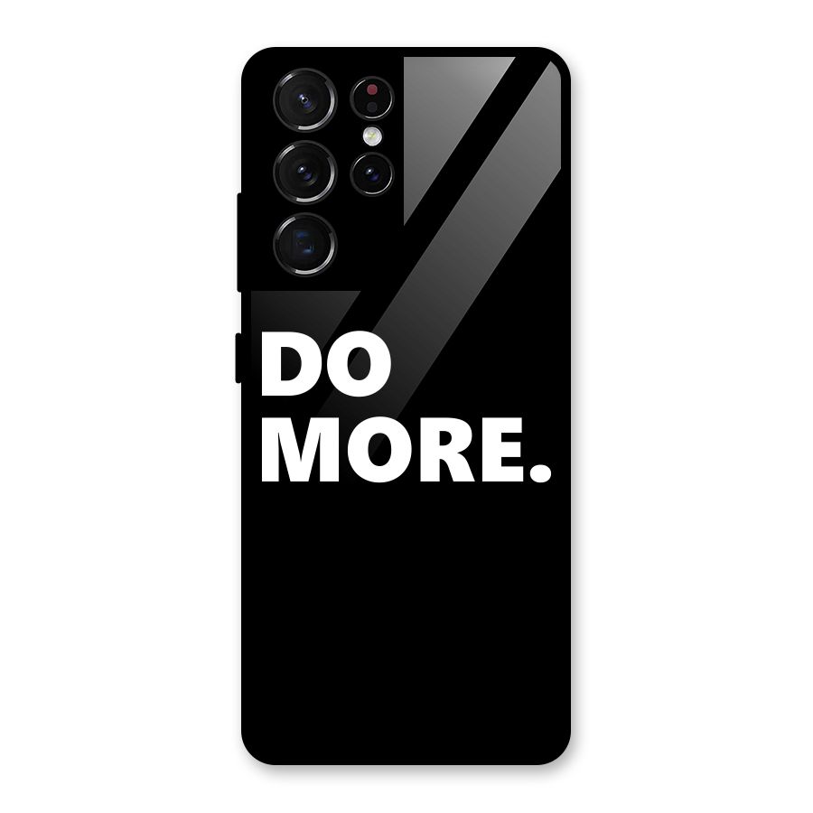 Do More Glass Back Case for Galaxy S21 Ultra 5G