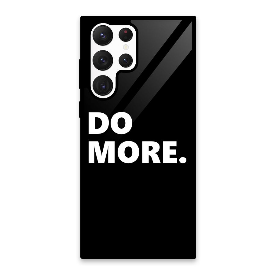Do More Glass Back Case for Galaxy S22 Ultra 5G
