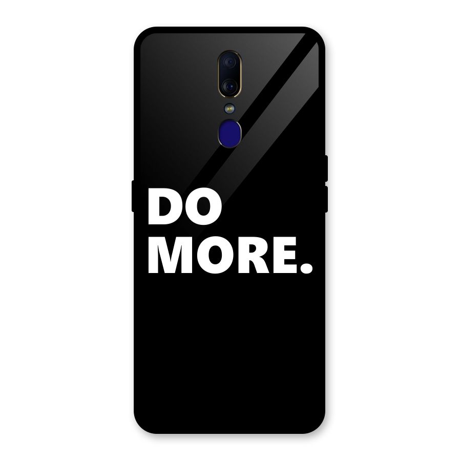Do More Glass Back Case for Oppo F11
