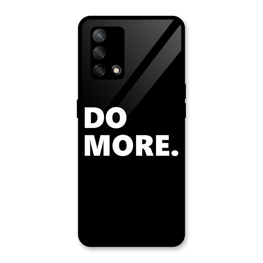 Do More Glass Back Case for Oppo F19