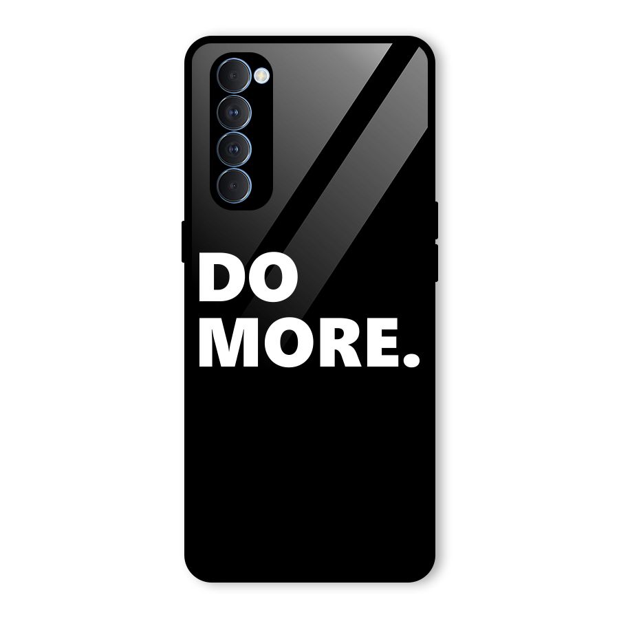 Do More Glass Back Case for Oppo Reno4 Pro