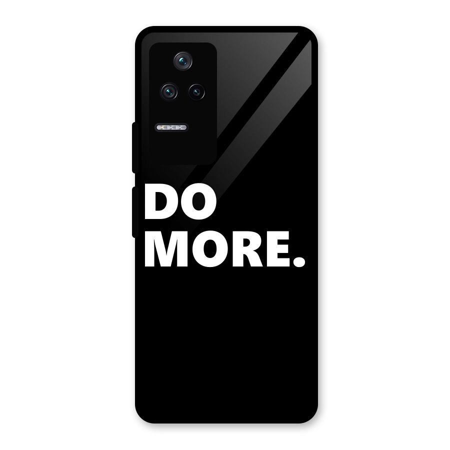 Do More Glass Back Case for Poco F4 5G