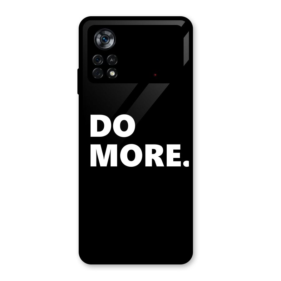 Do More Glass Back Case for Poco X4 Pro 5G