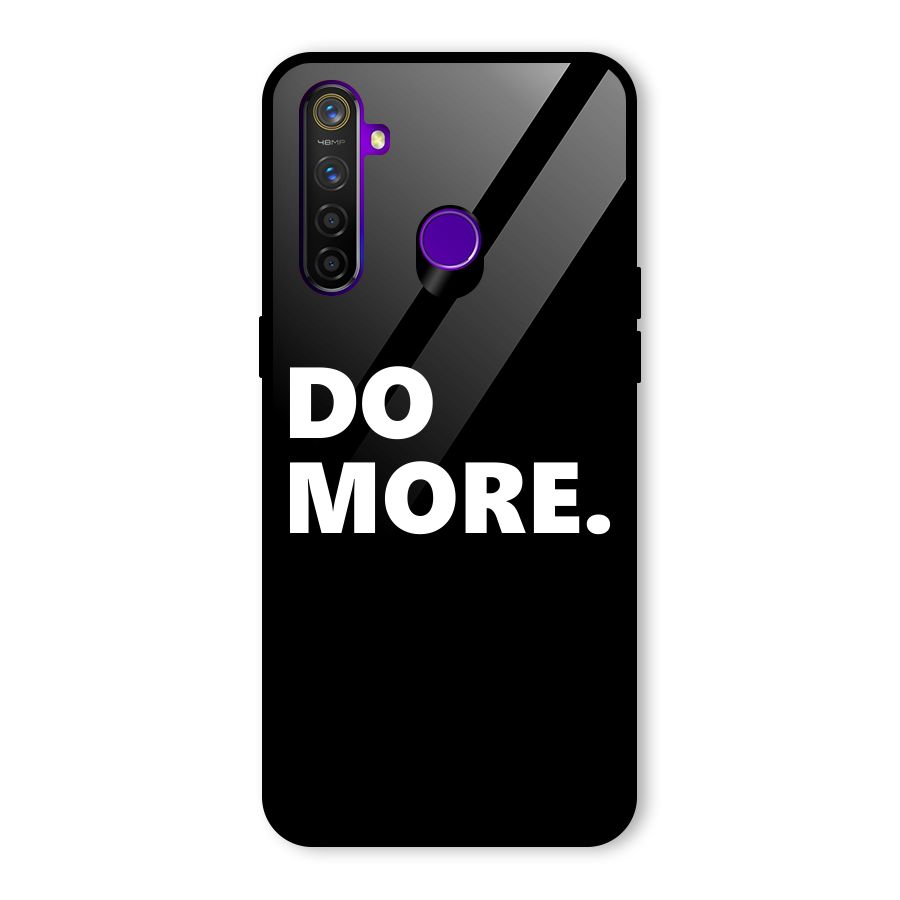 Do More Glass Back Case for Realme 5 Pro
