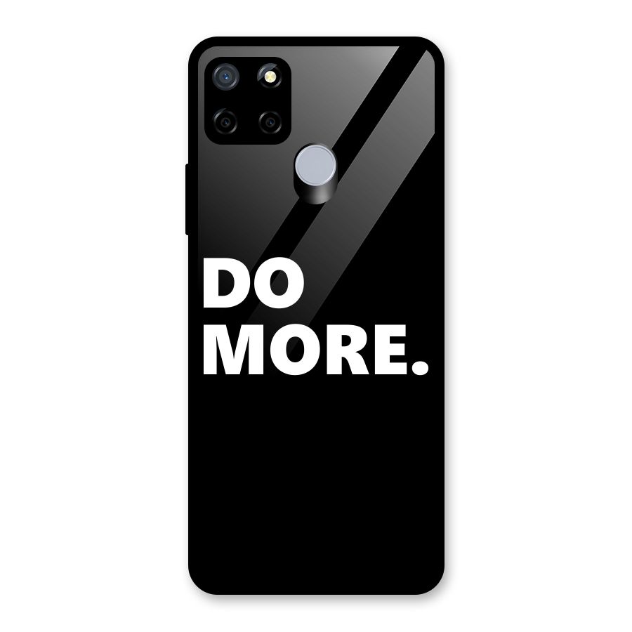 Do More Glass Back Case for Realme C15