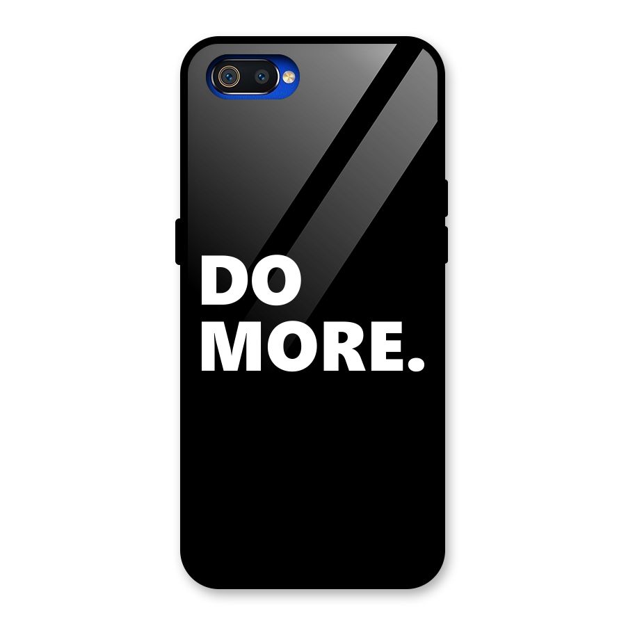 Do More Glass Back Case for Realme C2