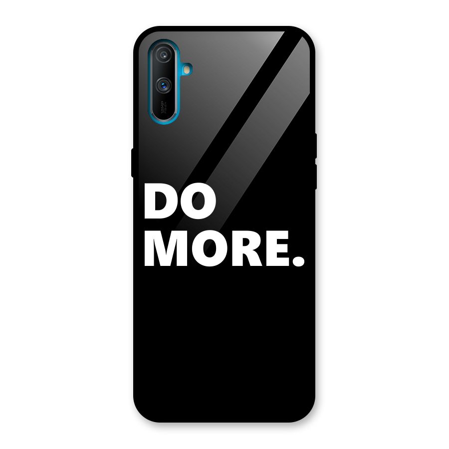 Do More Glass Back Case for Realme C3