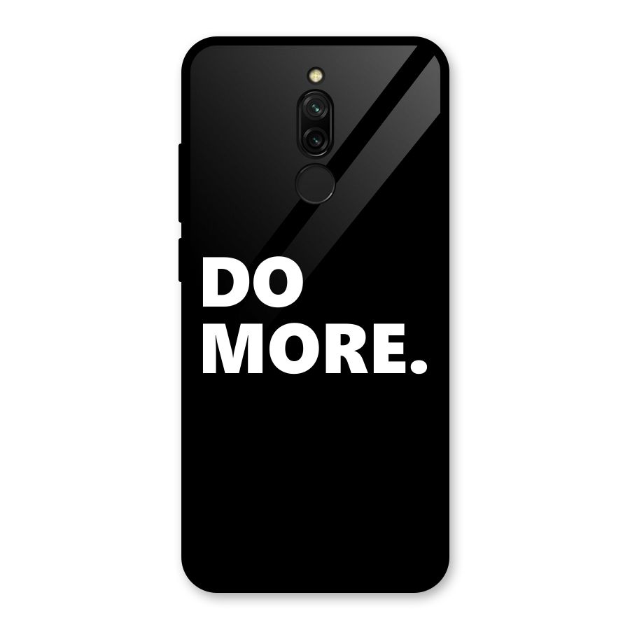 Do More Glass Back Case for Redmi 8