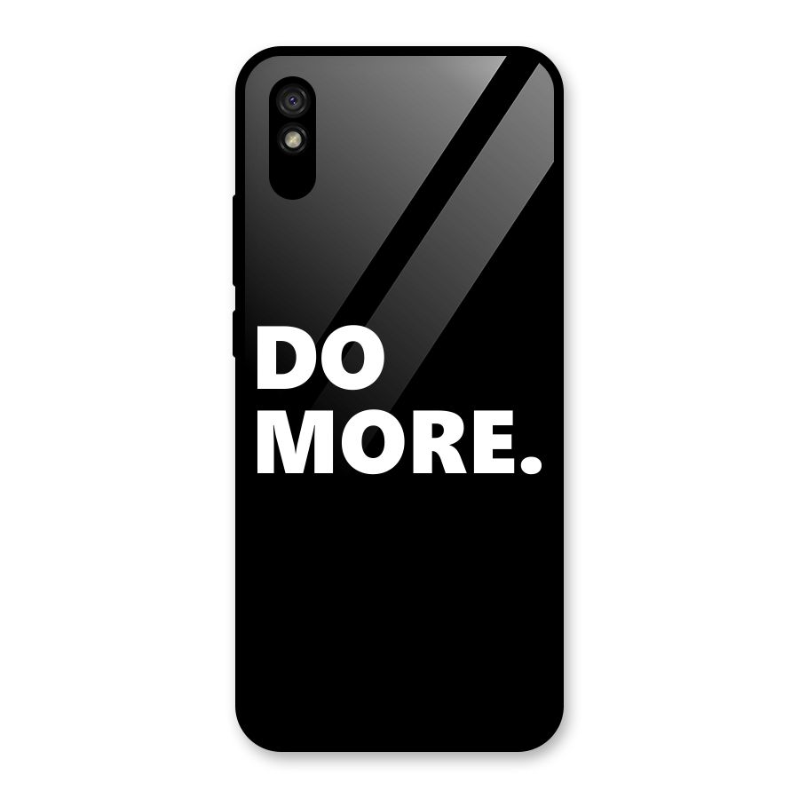 Do More Glass Back Case for Redmi 9i