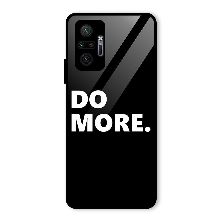 Do More Glass Back Case for Redmi Note 10 Pro